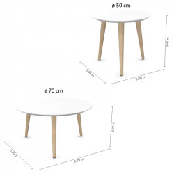 Table gigogne accueil