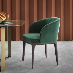 Fauteuil de réunion velours