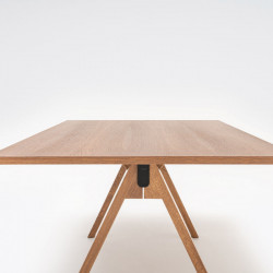 Table réunion en bois