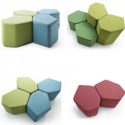 Pouf aménagement de bureau