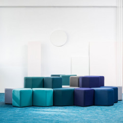 Pouf banquette d'accueil