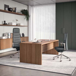 Bureau design italien retour frontal et voile de fond