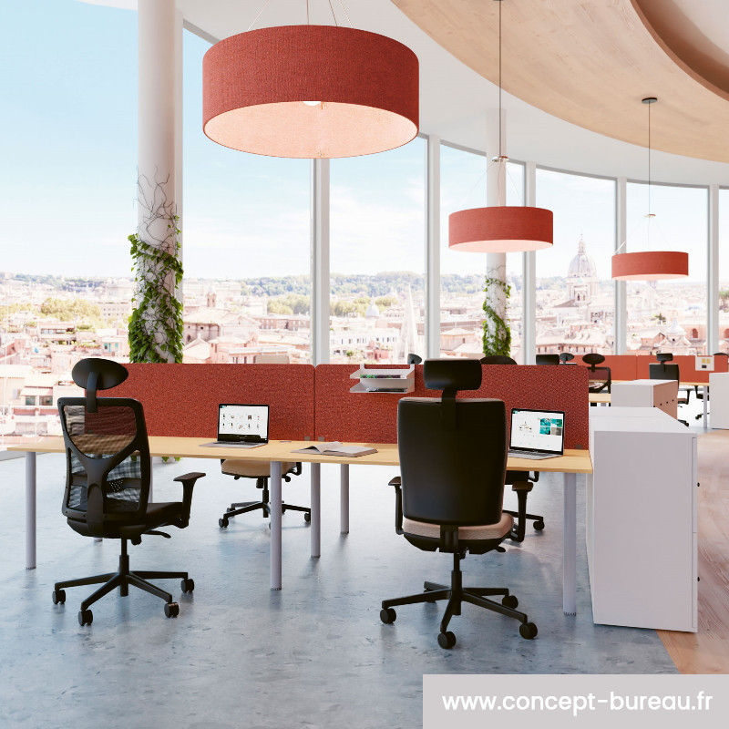 Bureau bench 4 personnes Bureau bench 4 personnes