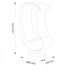 Fauteuil acoustique design - SSHHH 5.1