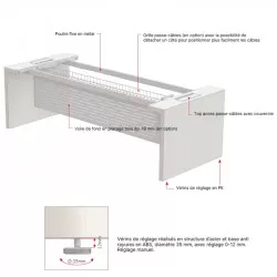 Bureau de direction moderne caractéristique