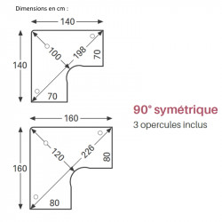 Bureau simple compact symétrique - DIVA