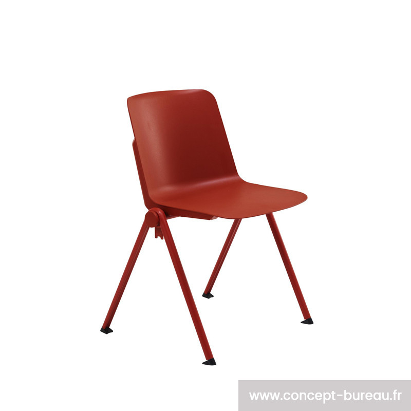 Chaise en polypropylène pratique avec accroche