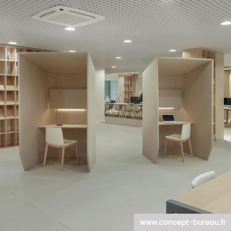 Box acoustique open space