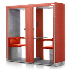 Cabine acoustique pour 2 personnes