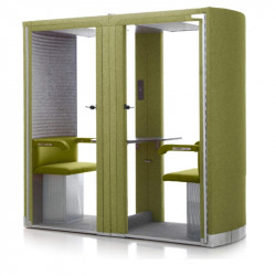 Cabine acoustique de bureau 2 personnes