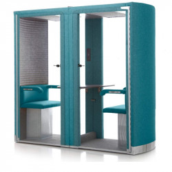 Cabine acoustique design pour 2 personnes