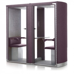 Cabine acoustique silence box double