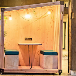 Cabine de bureau en bois PEFC