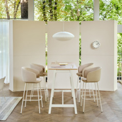 Table haute de réunion 4 personnes