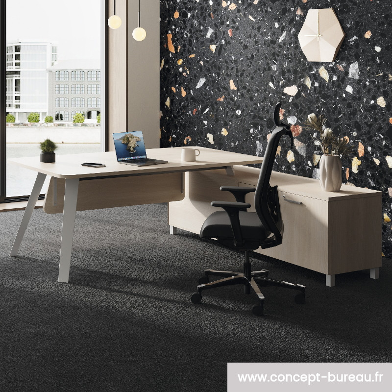 Bureau avec crédence Bureau avec crédence