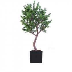 arbre pin artificiel pot noir