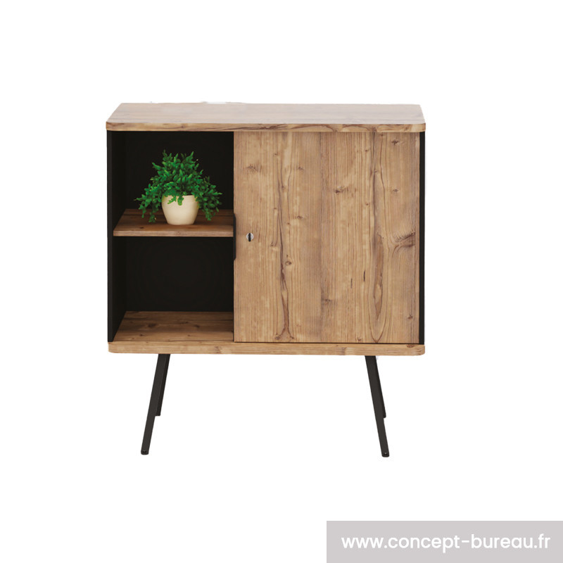 Armoire basse en bois - MARLOTTE