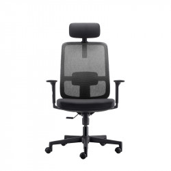 fauteuil de bureau noir ergonomique