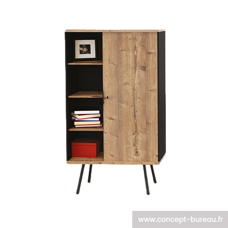 Armoire Meuble De Rangement 4 Étagères Intérieur/extérieur Coloris