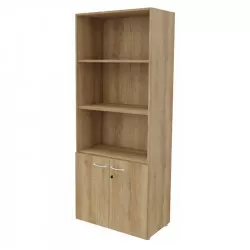 Bibliothèque semi-ouverte de bureau H201cm