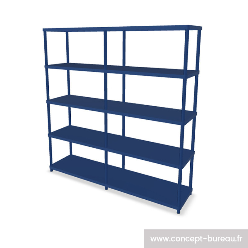 etagere murale bibliotheque,montage horizontal/vertical.Blanc mate