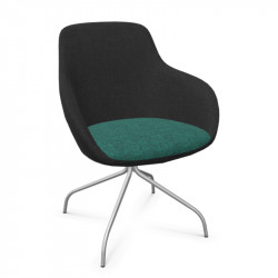 Fauteuil de bureau bicolor