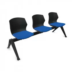 Chaises sur poutre salle d'attente - FORMAX