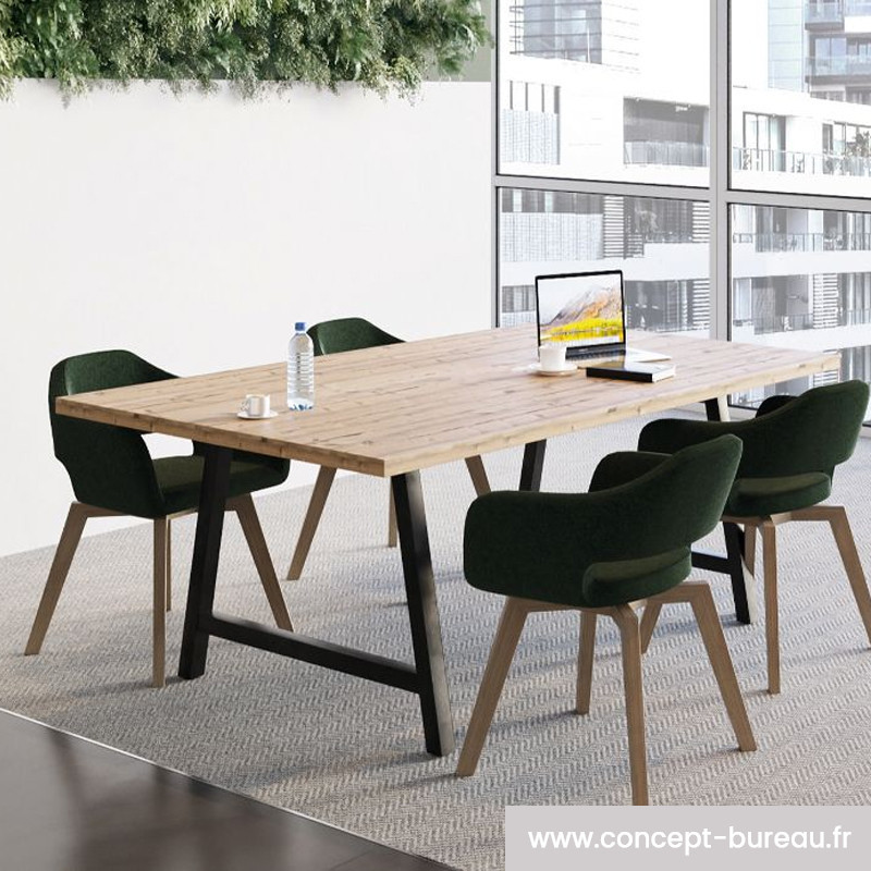 Table de réunion en bois design