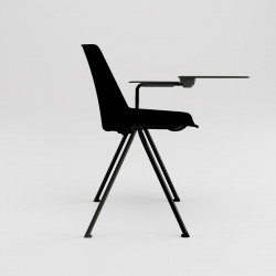 Chaise avec tablette écritoire