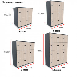 Casier de rangement à code - CUBIK