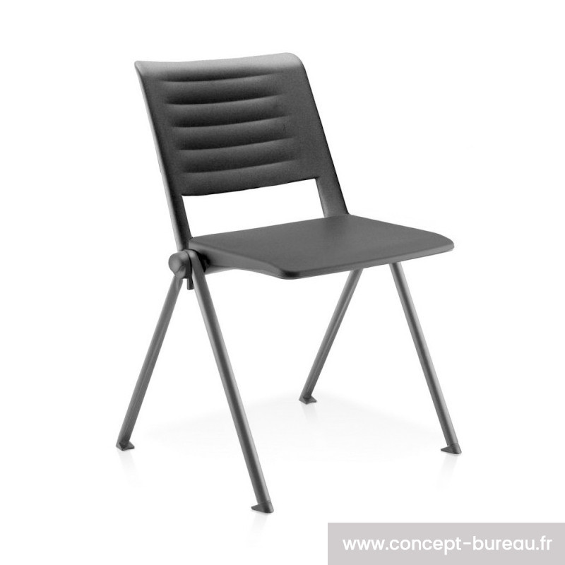 Chaise de conférence non feu et empilable - SUKI