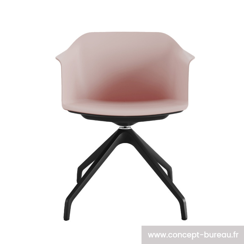 Fauteuil de réunion coque polypro