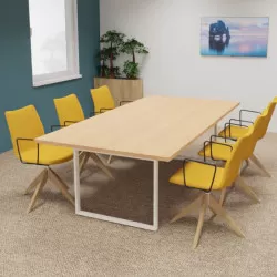 Table de réunion 6 personnes