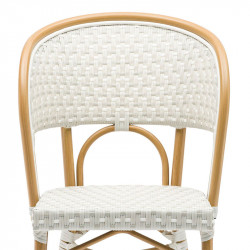Chaise de bistrot blanc