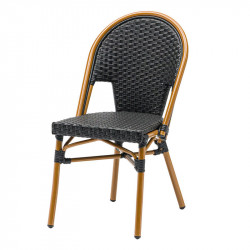 Chaise de bistrot noir