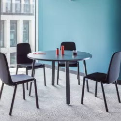 Table de réunion ronde 4 personnes