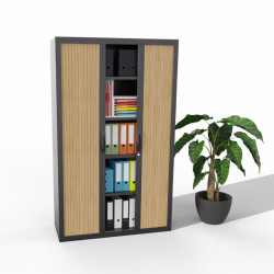 Armoire à rideaux haute