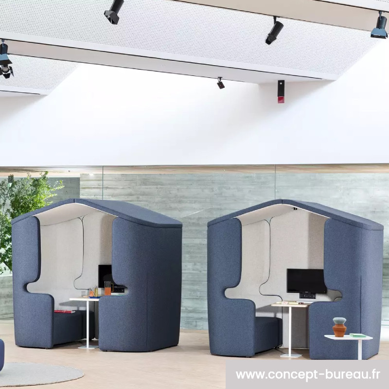 Fauteuil acoustique Studio Pack – avec tablette & éclairage intégré - Ameublement