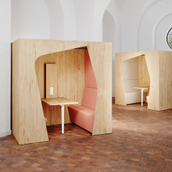 Fauteuil acoustique de bureau futuriste