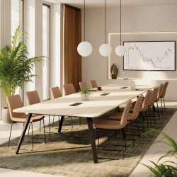 Table de conférence multimédia Montigny salle visioconférence