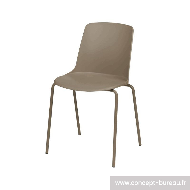 Chaise polypropylène Eva design empilable formation