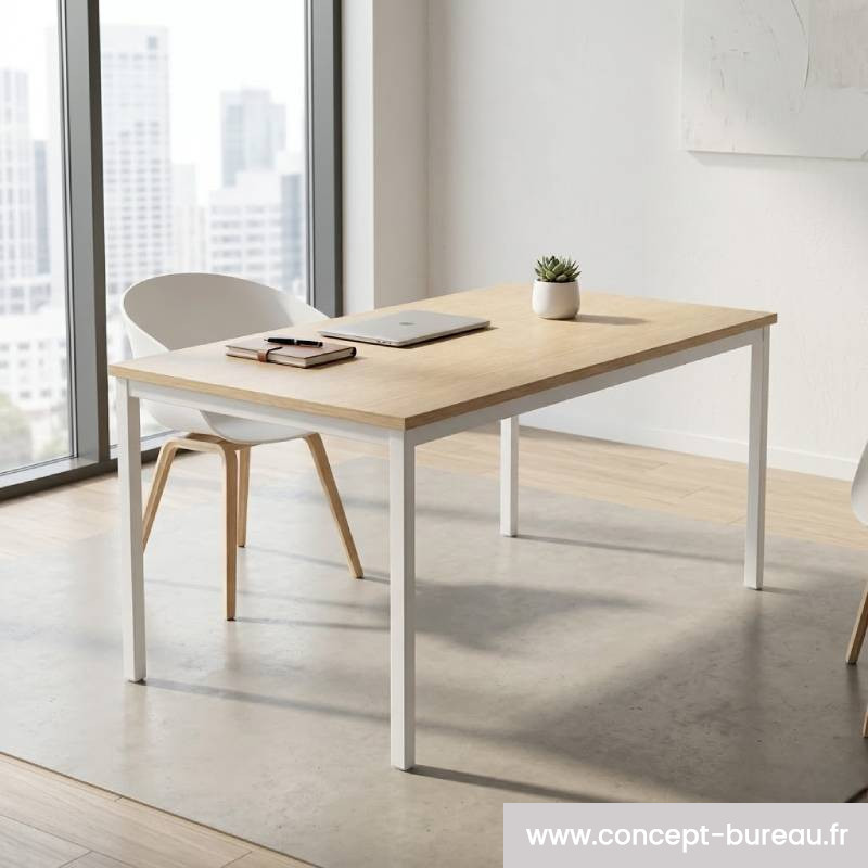 Table de réunion modulable Mako rectangulaire