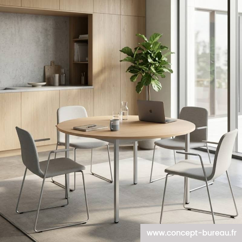 Table multi-usages ronde Chedeau