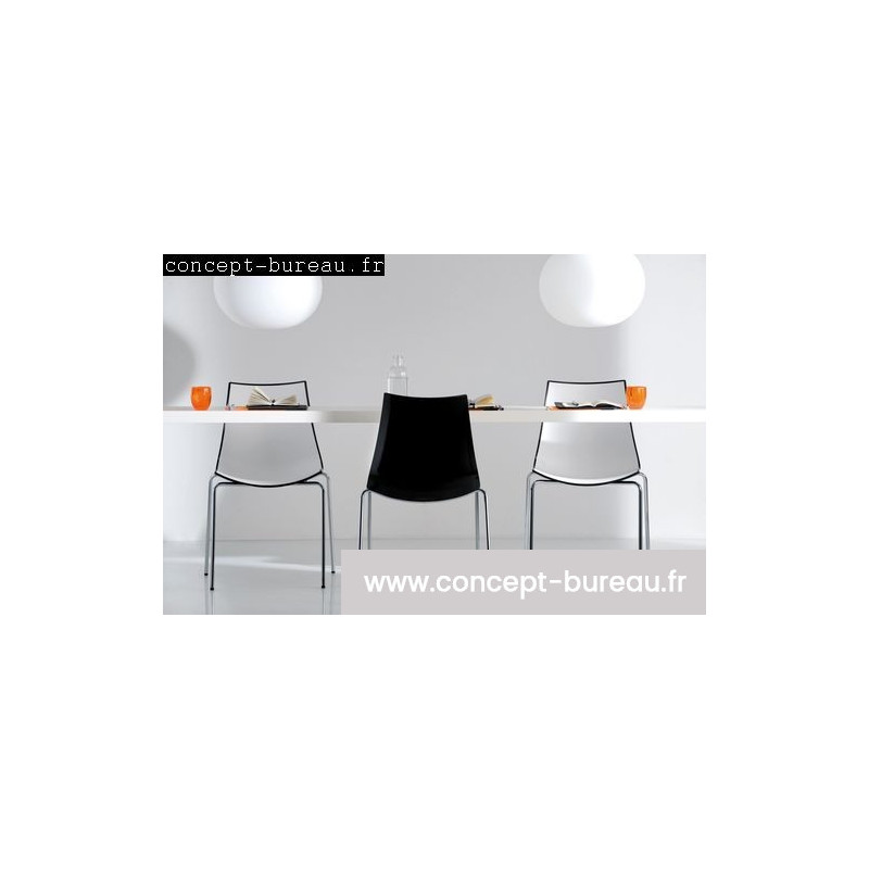 Chaises avec coque en polypro 3D COLOUR Chaises avec coque en polypro 3D COLOUR