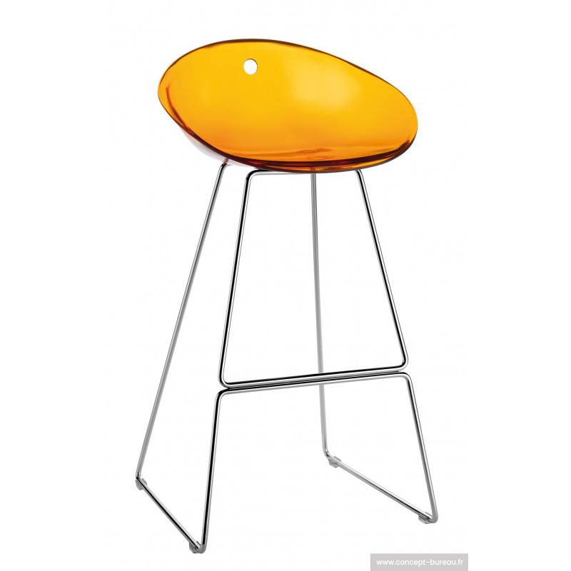Tabouret haut de bar GLISS orange Tabouret haut de bar GLISS orange