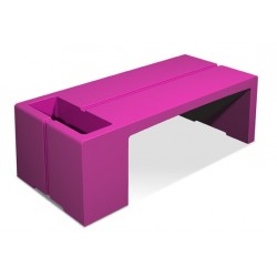 Table basse KARLA coloris fuchsia