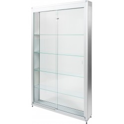 Vitrine d'exposition faible profondeur AVON - Hauteur 180cm