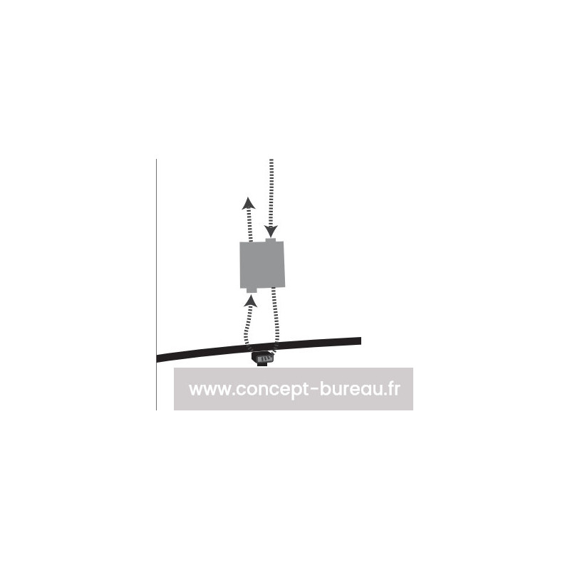 Système de fixation pour panneau acoustique ISOWORK Système de fixation pour panneau acoustique ISOWORK