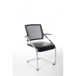 Fauteuil réunion dos résille - SULLY L