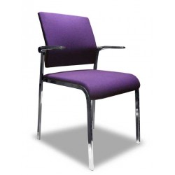 Fauteuil de réunion tapissé - SULLY 4P